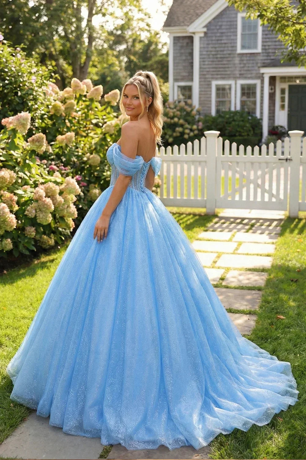 Reina Charming Ball Gown Illusion Quinceañera Dress with bow