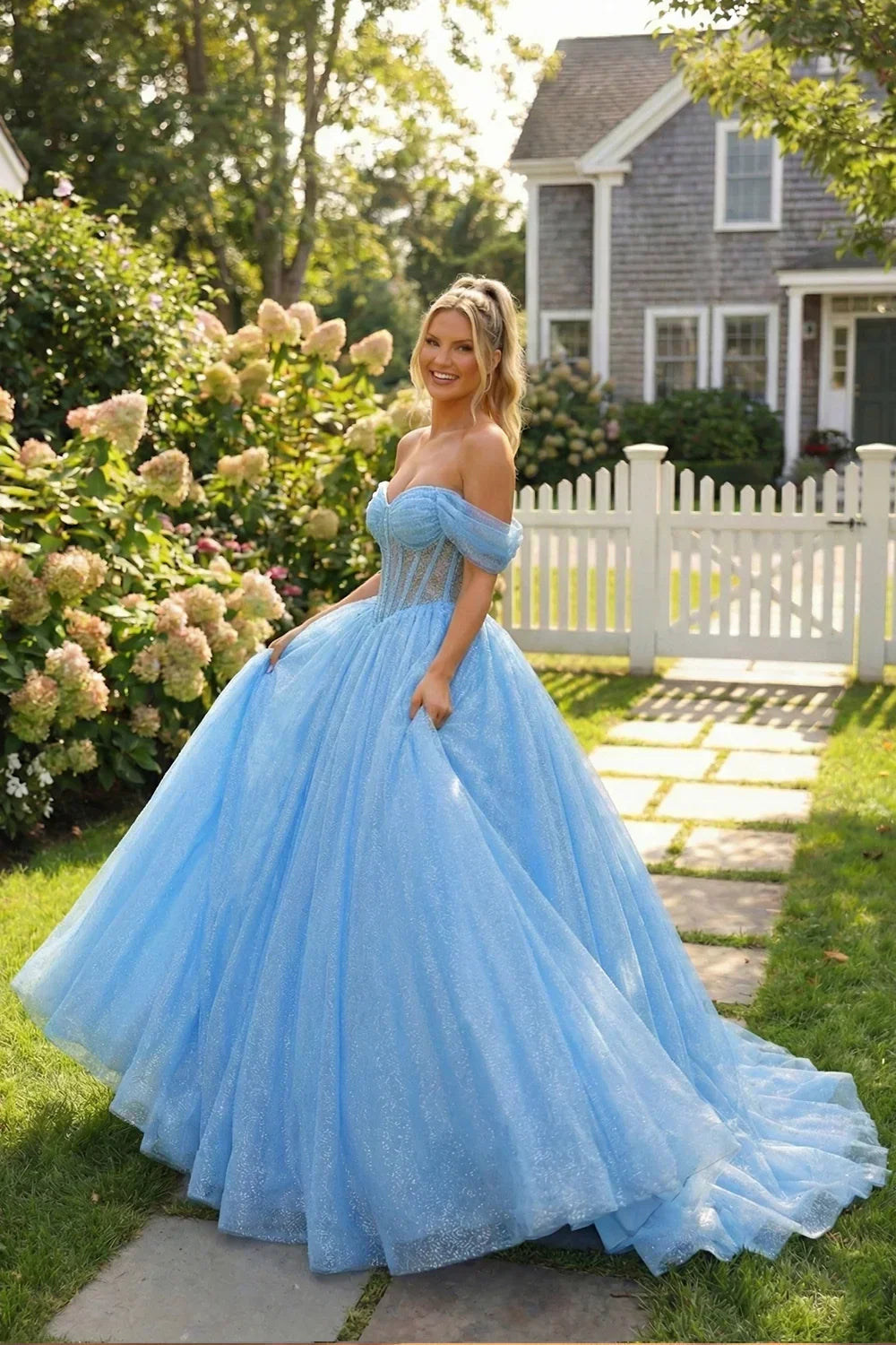 Reina Charming Ball Gown Illusion Quinceañera Dress with bow