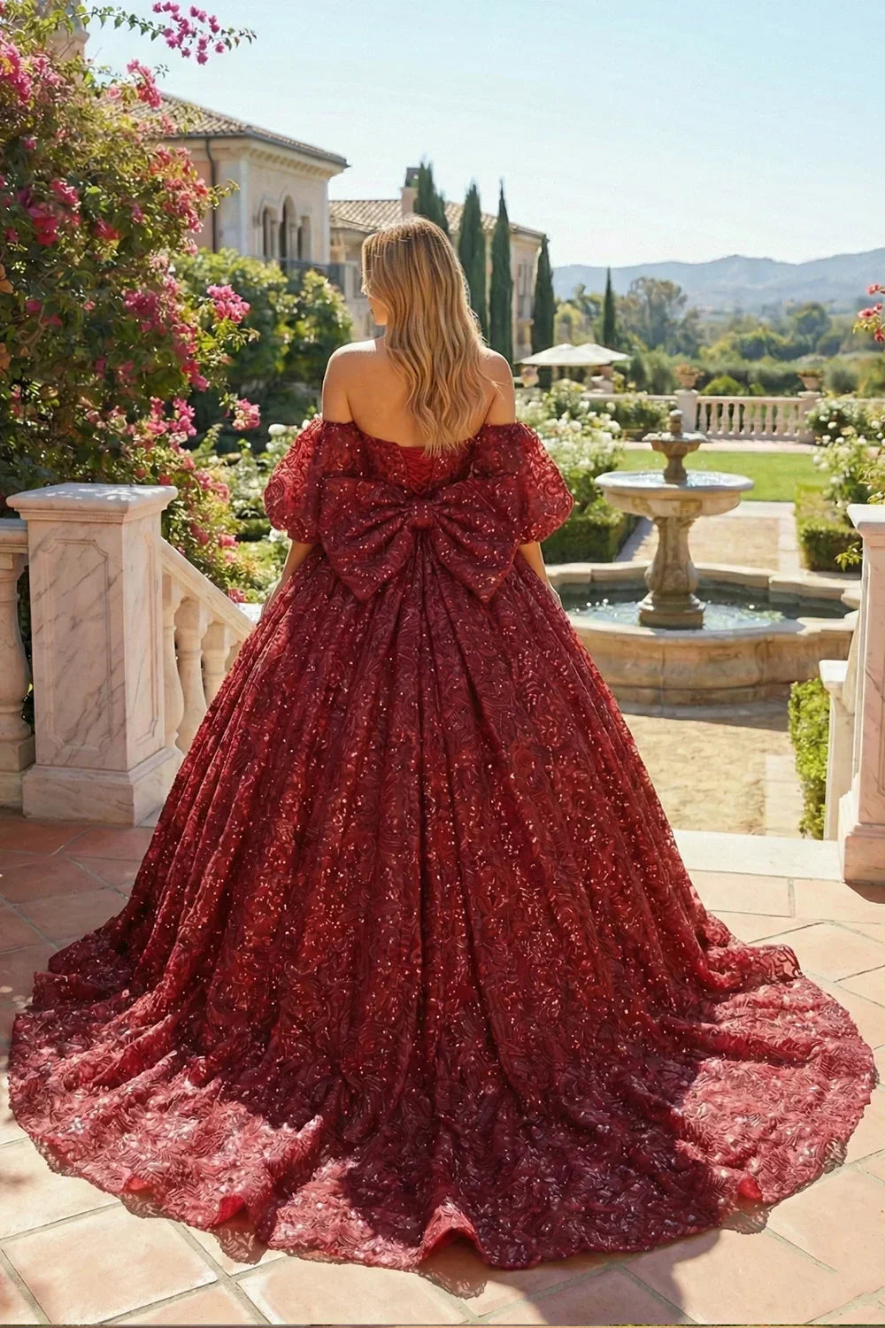 Amaranta Luxurious Ball Gown Sweetheart Quinceañera Dress With Embroidery