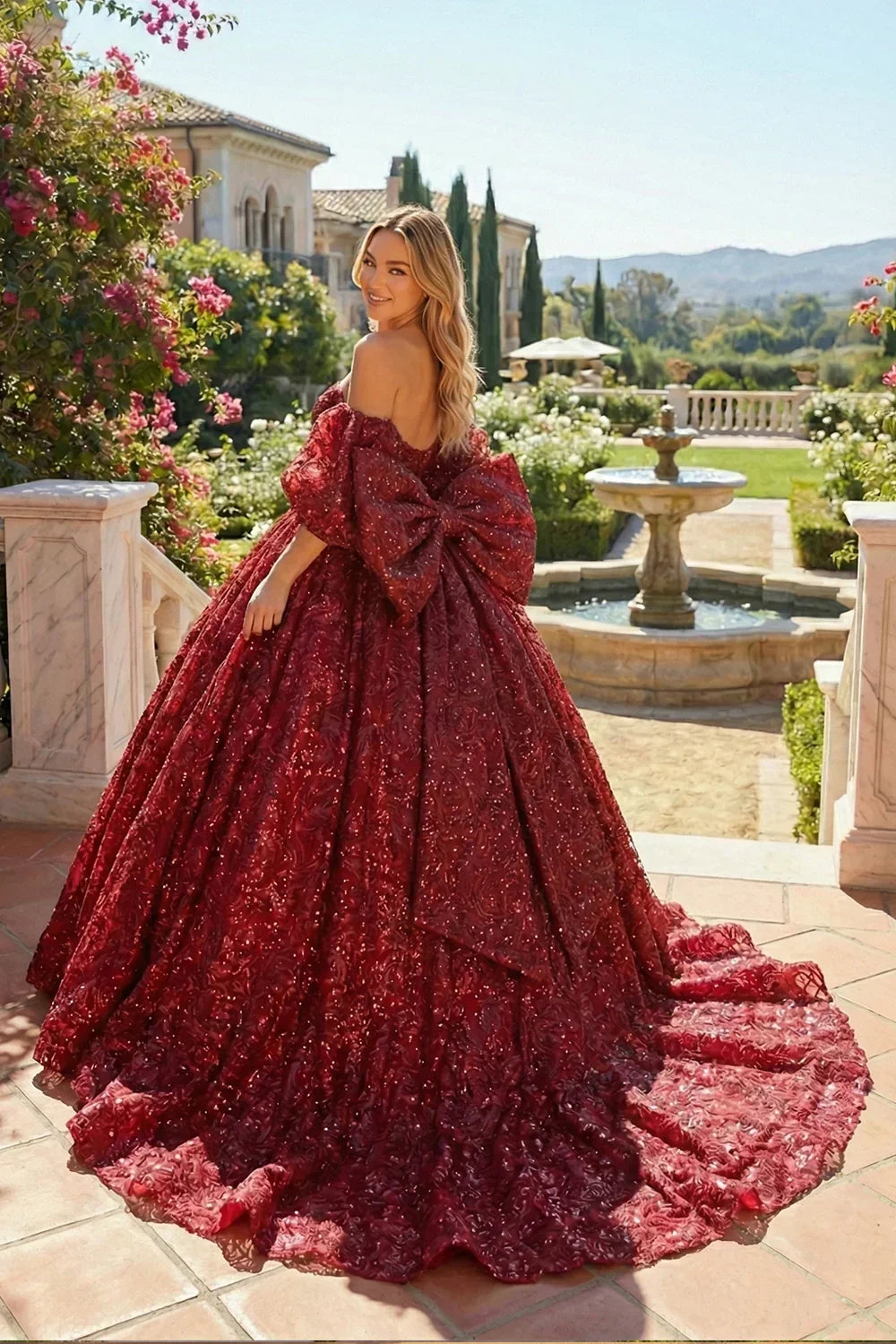 Amaranta Luxurious Ball Gown Sweetheart Quinceañera Dress With Embroidery