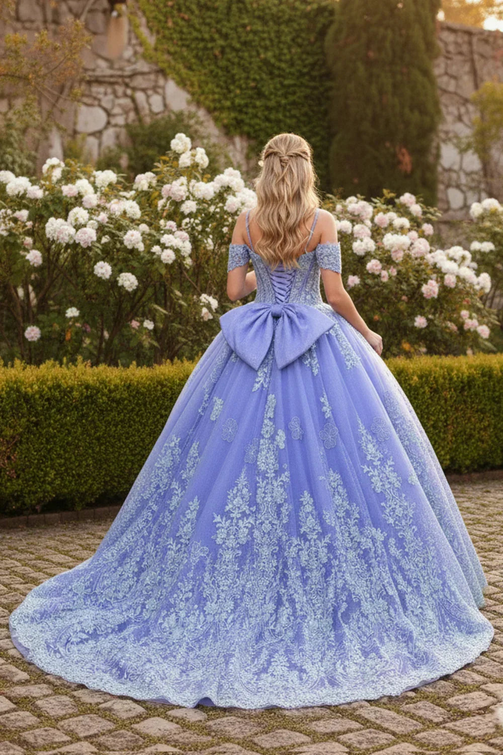 Magnolia Luxurious Ball Gown Sweetheart Quinceañera Dress With Floral Embroidery