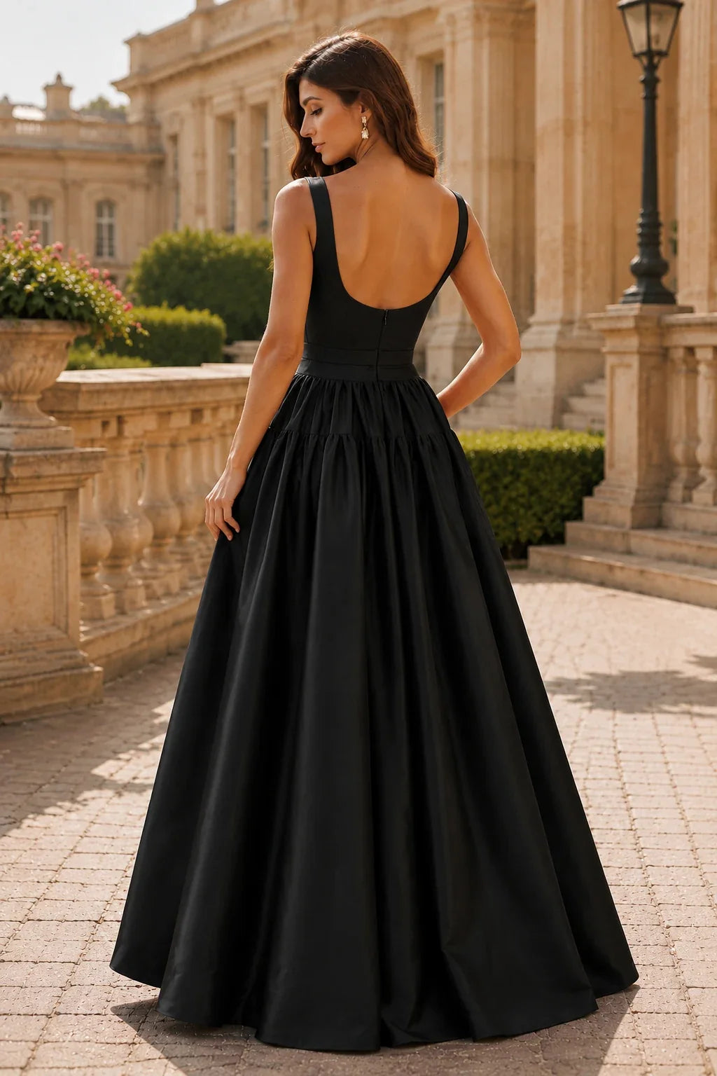 Isaselle Spaghetti-Strap Corset A-Line Gown Prom Dress
