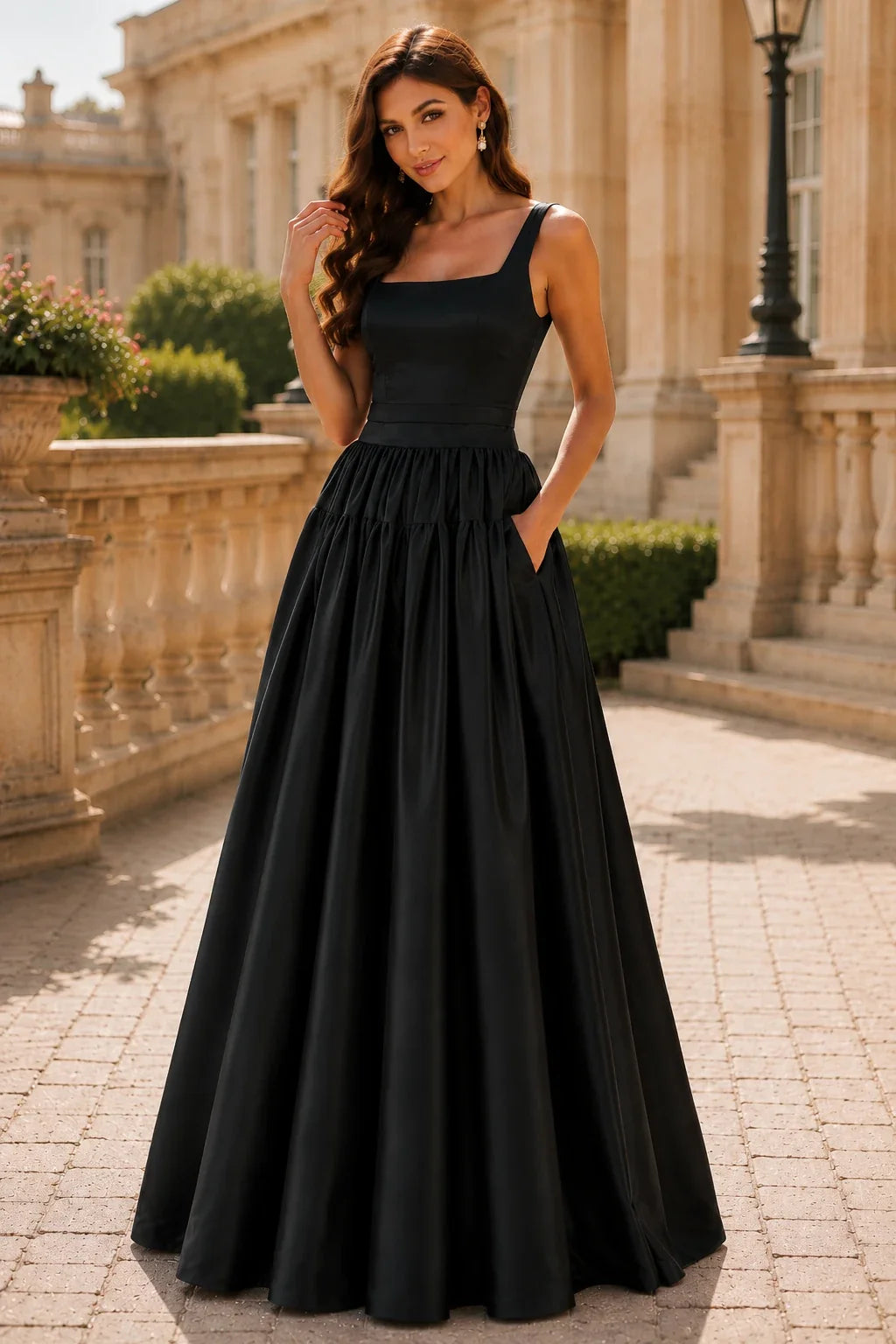 Isaselle Spaghetti-Strap Corset A-Line Gown Prom Dress