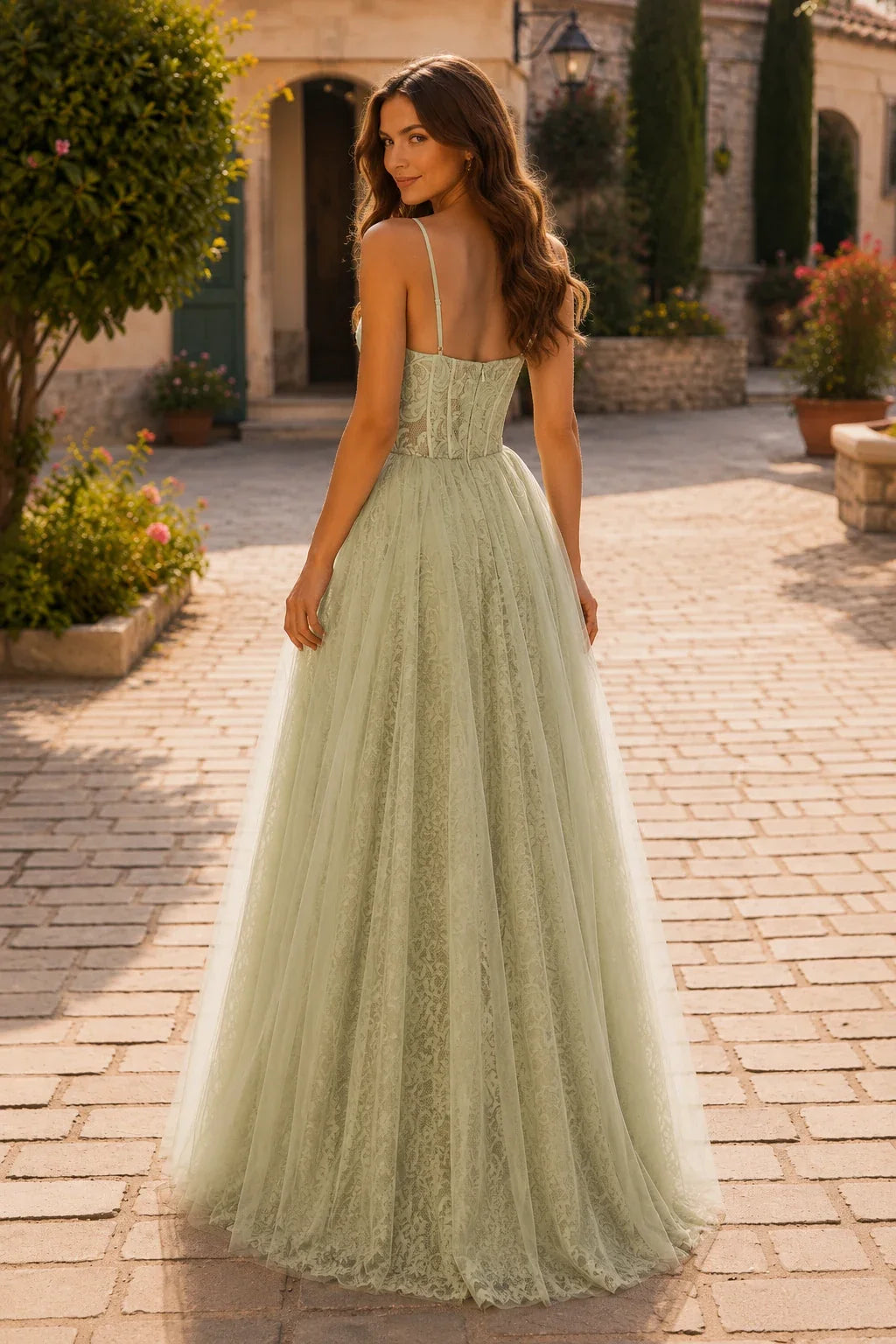 Isabelle Corset Tulle Ball Gown Prom Dress