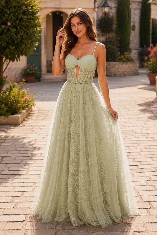 Isabelle Corset Tulle Ball Gown Prom Dress