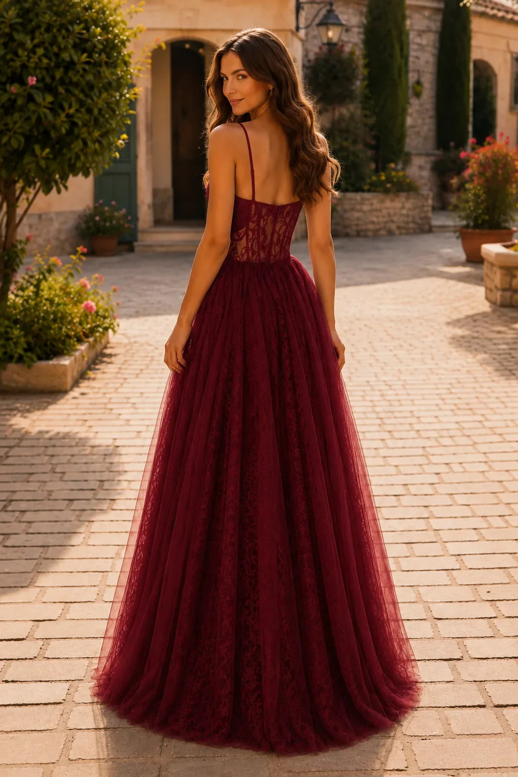 Isabelle Corset Tulle Ball Gown Prom Dress