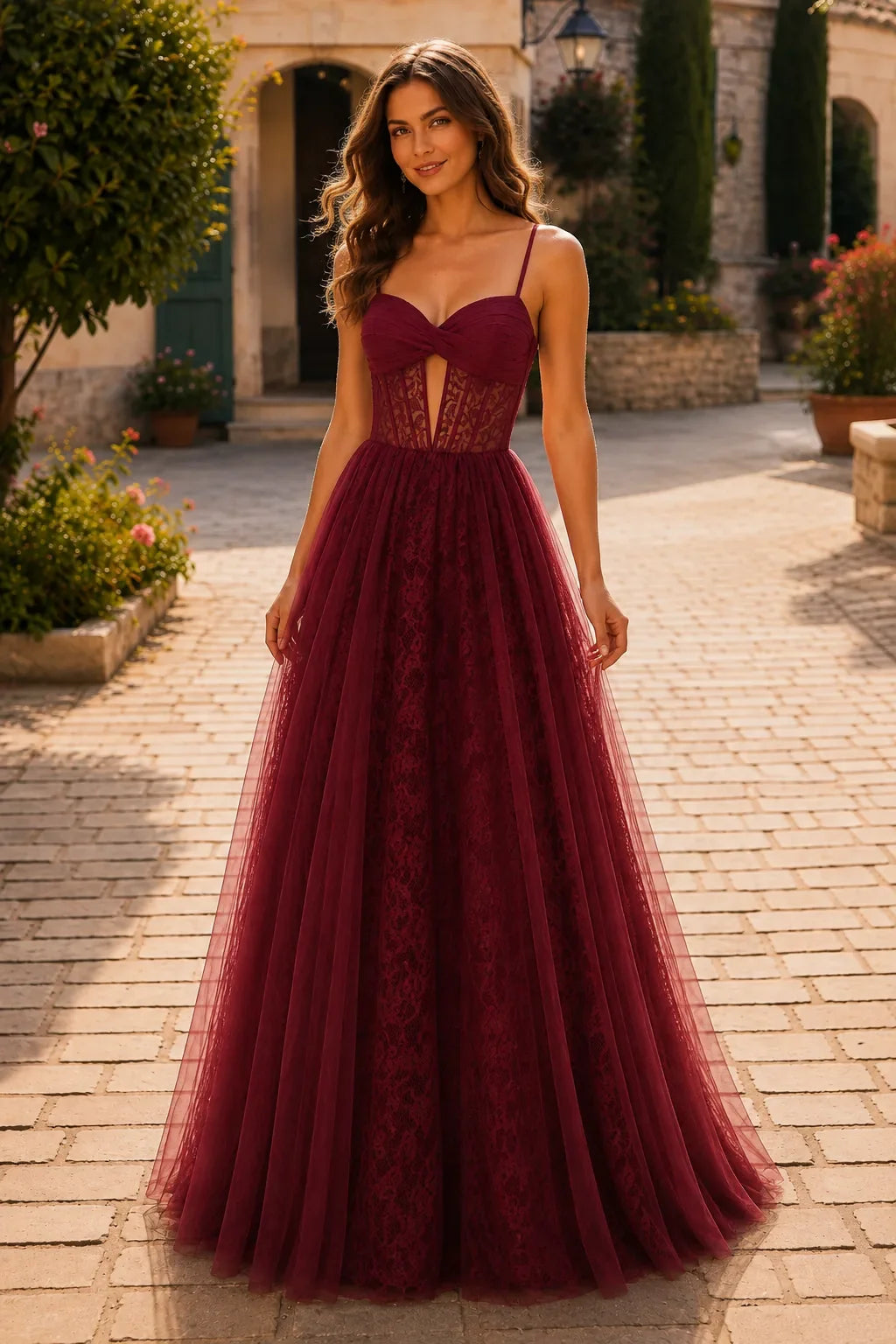 Isabelle Corset Tulle Ball Gown Prom Dress