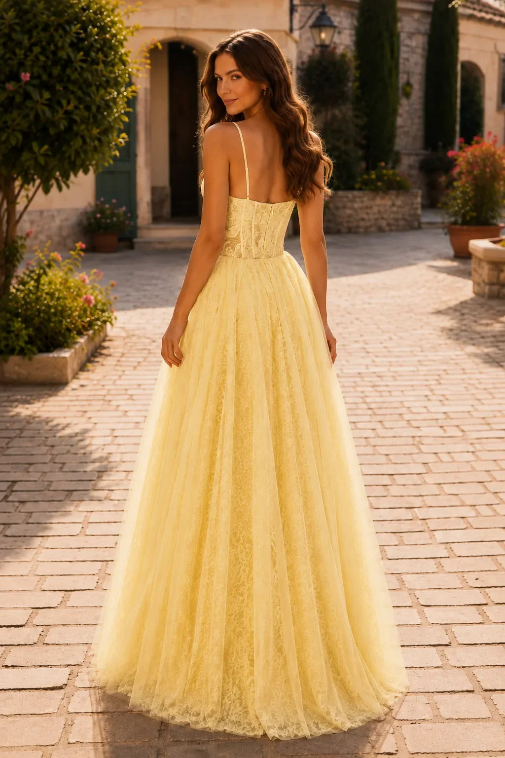 Isabelle Corset Tulle Ball Gown Prom Dress