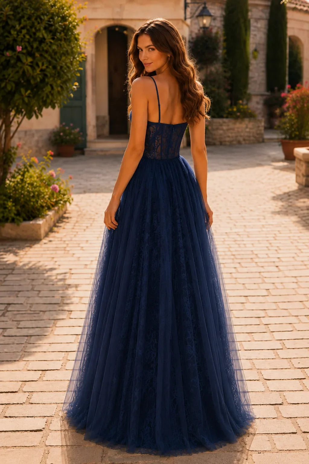 Isabelle Corset Tulle Ball Gown Prom Dress