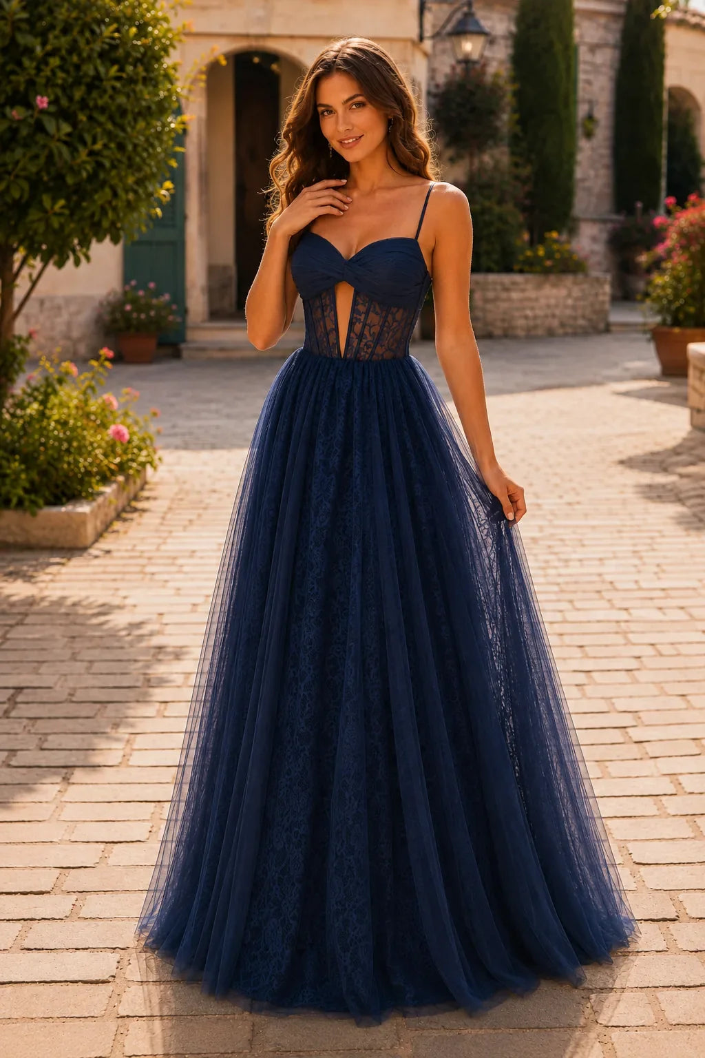 Isabelle Corset Tulle Ball Gown Prom Dress