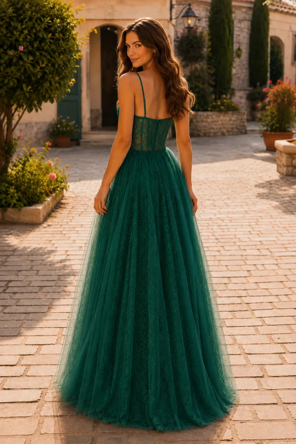 Isabelle Corset Tulle Ball Gown Prom Dress