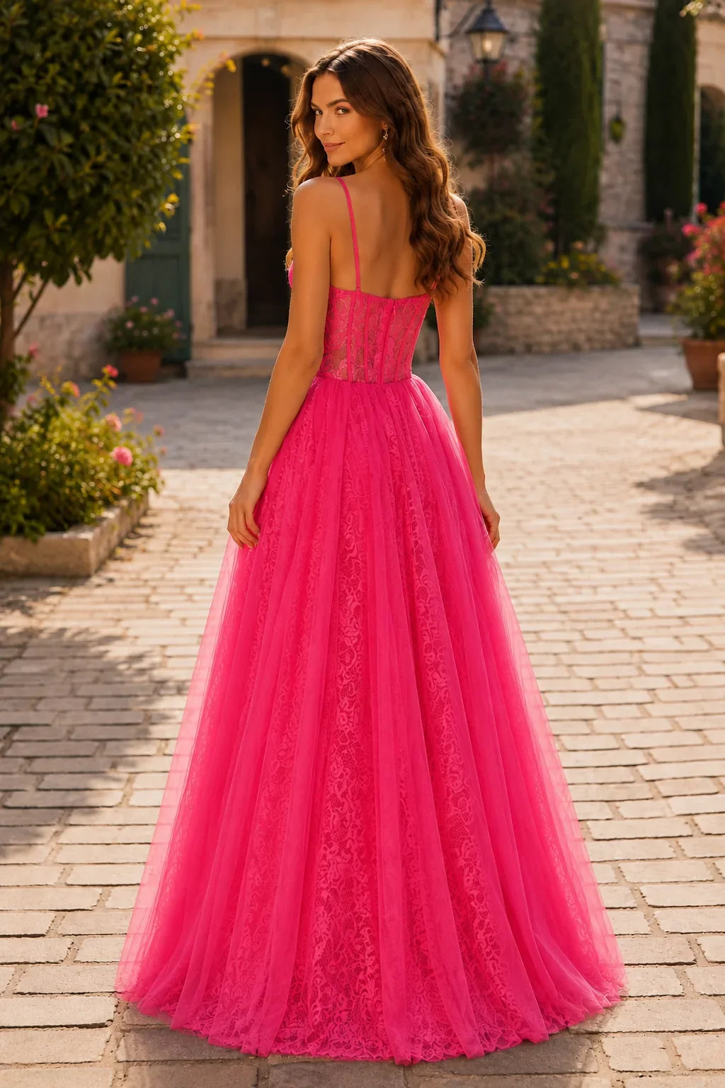Isabelle Corset Tulle Ball Gown Prom Dress