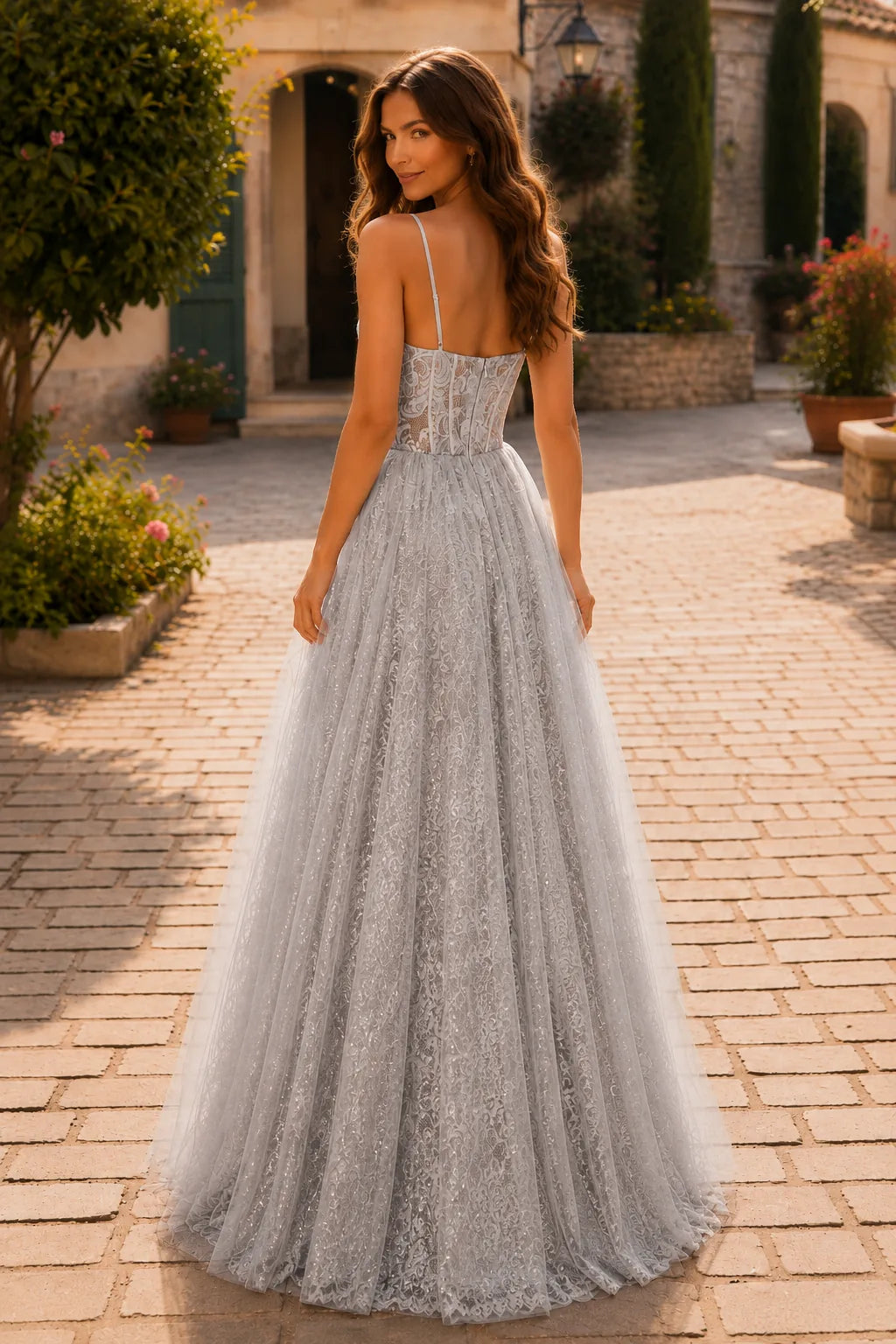 Isabelle Corset Tulle Ball Gown Prom Dress
