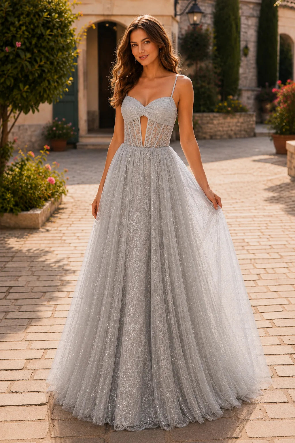 Isabelle Corset Tulle Ball Gown Prom Dress